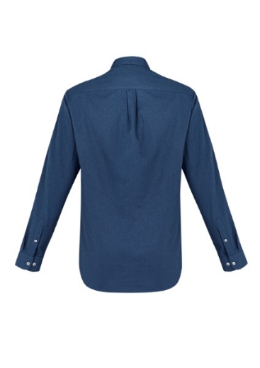 Picture of Biz Collection Mens Memphis Shirt Long Sleeve 60% Cotton 40% Polyester
